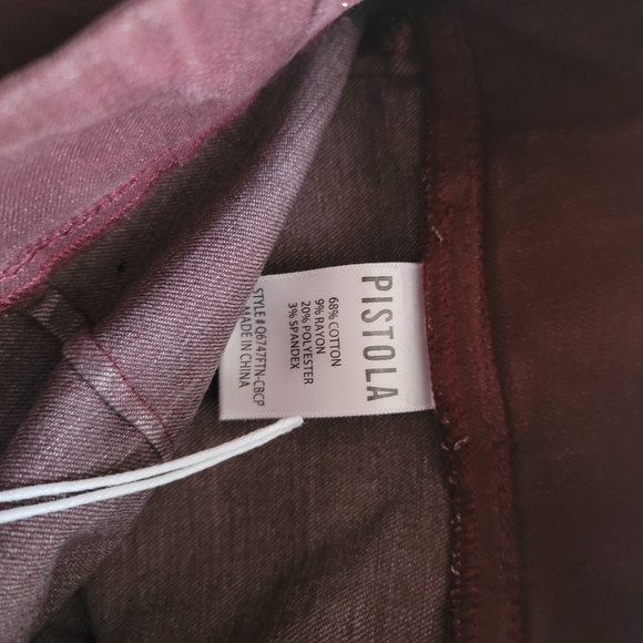 Pistola | Burgundy/Dark red | Size 25 | NWOT - Picture 3 of 4